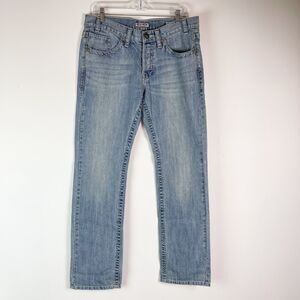 Mek Dnm NWOT Men's Blue CHICAGO Distressed Straight Leg Jeans Size 32
